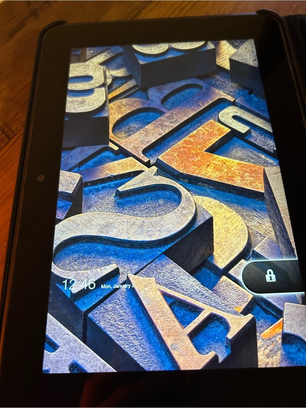 Black Kindle Fire with Protective Case/Stand